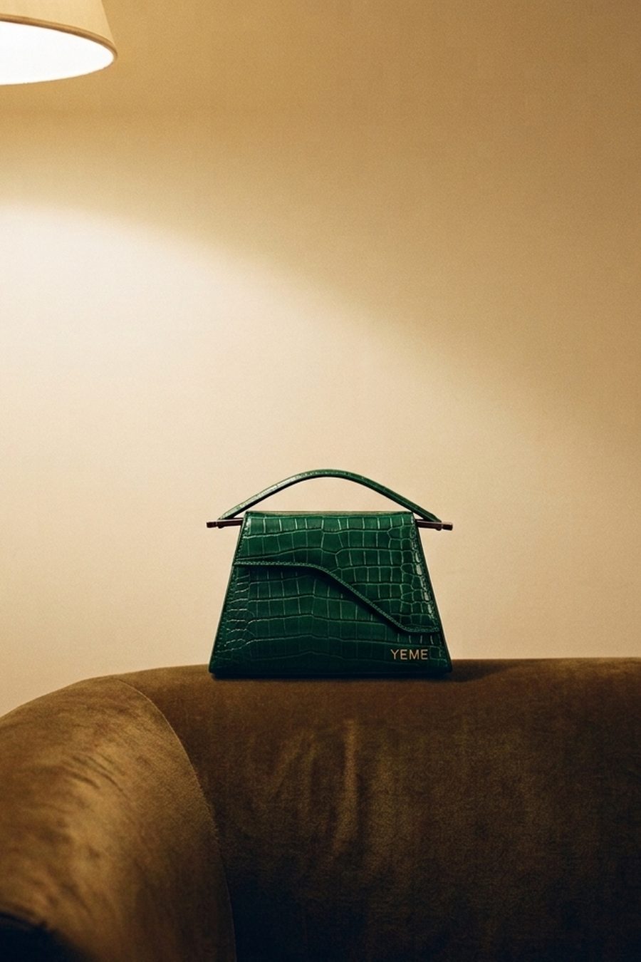 Fold bag in deep green